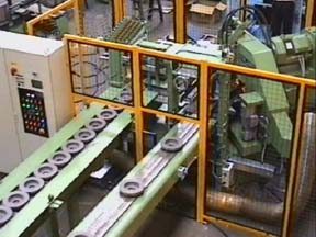 HCD/LDH automatic fettling machine for circular castings